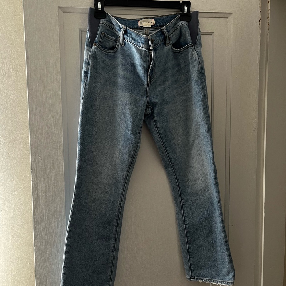 Hatch Blue Straight Leg Jeans Classic Style